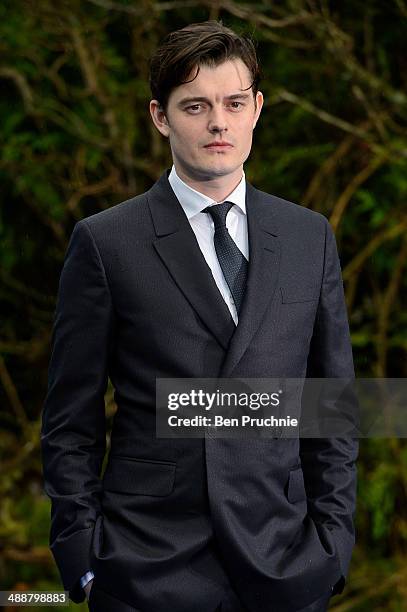 Sam Riley attends a private reception as costumes and props from Disney's "Maleficent" are exhibited in support of Great Ormond Street Hospital at...