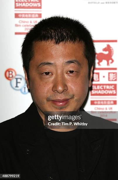 Director Jia Zhangke attends as the BFI present a preview of "A Touch Of Sin" by Jia Zhangke at BFI Southbank on May 8, 2014 in London, England.