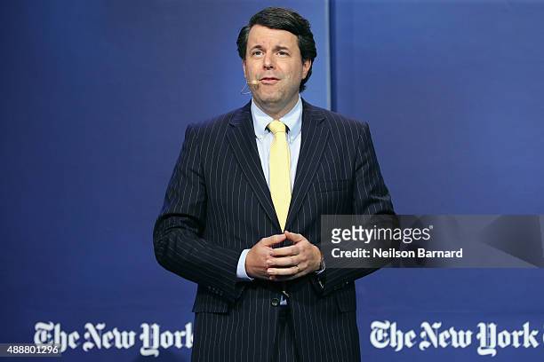 Senior Editor for Conferences and Live Journalism, The New York Times, Charles Duhigg speaks onstage during the New York Times Schools for Tomorrow...