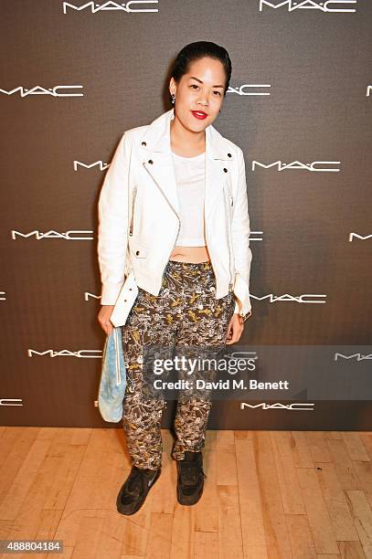 Thongthai attends an exclusive party hosted by MAC Cosmetics in celebration of London Fashion Week featuring a special live performance by FKA Twigs...