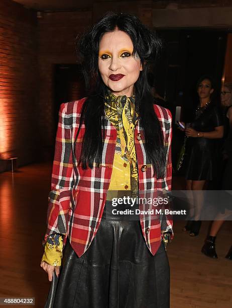 Princess Julia attends an exclusive party hosted by MAC Cosmetics in celebration of London Fashion Week featuring a special live performance by FKA...