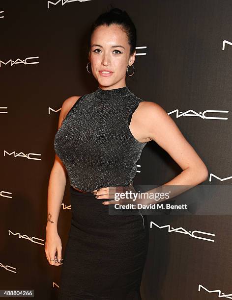 Ella Toal-Ganger attends an exclusive party hosted by MAC Cosmetics in celebration of London Fashion Week featuring a special live performance by FKA...