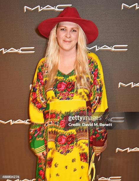 Annika Lievesley attends an exclusive party hosted by MAC Cosmetics in celebration of London Fashion Week featuring a special live performance by FKA...