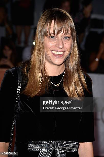 Writer/Director Alice Winocour attends the "Disorder" premiere during the 2015 Toronto International Film Festival at Roy Thomson Hall on September...