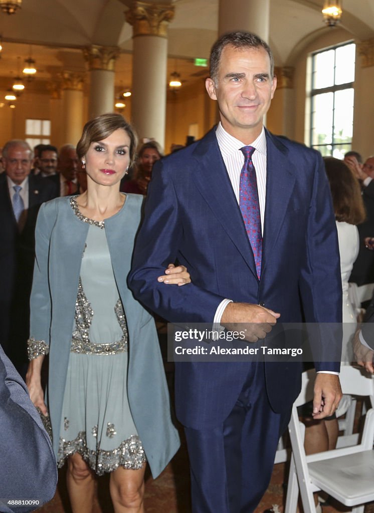 The King And Queen Of Spain Visit Miami