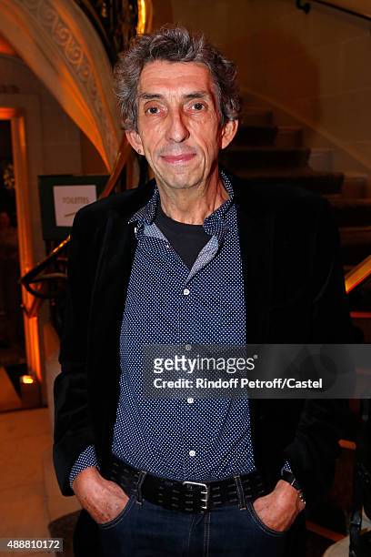 Fashion Designer Michel Klein attends the Kenzo Takada's 50 Years of Life in Paris Celebration at Restaurant Le Pre Catelan on September 17, 2015 in...