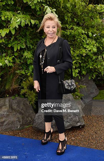 Costume designer Anna Biedrzycka-Sheppard arrives at a private reception as costumes and props from Disney's "Maleficent" are exhibited in support of...