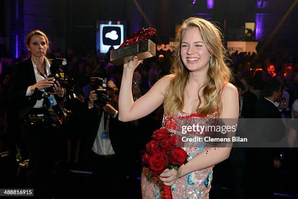 Alicia von Rittberg attends Leonardo at the New Faces Award Film 2014 at e-Werk on May 8, 2014 in Berlin, Germany.