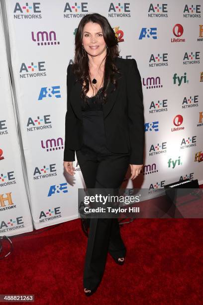 Actress Julia Ormond attends the 2014 A+E Network Upfronts at Park Avenue Armory on May 8, 2014 in New York City.