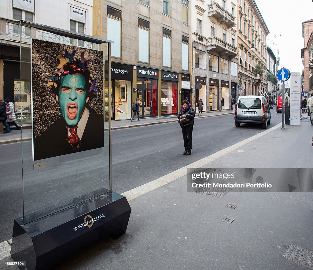 Gastel on the Road Exhibition in Monte Napoleone Street