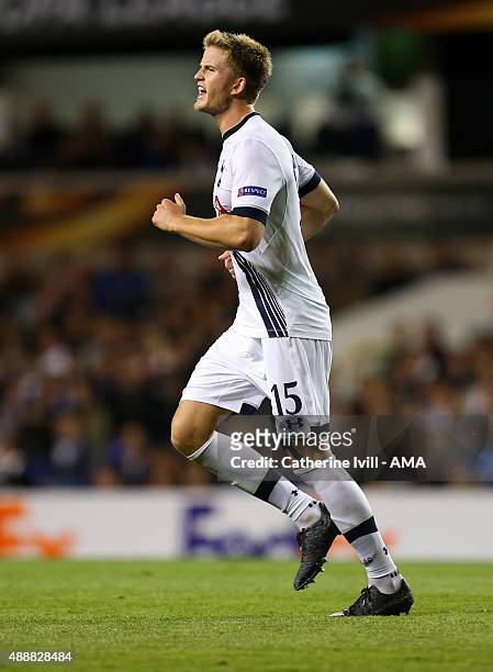 Eric Dier of Tottenham Hotspur during the UEFA Europa League match between Tottenham Hotspur and Qarabag at White Hart Lane on September 17, 2015 in...