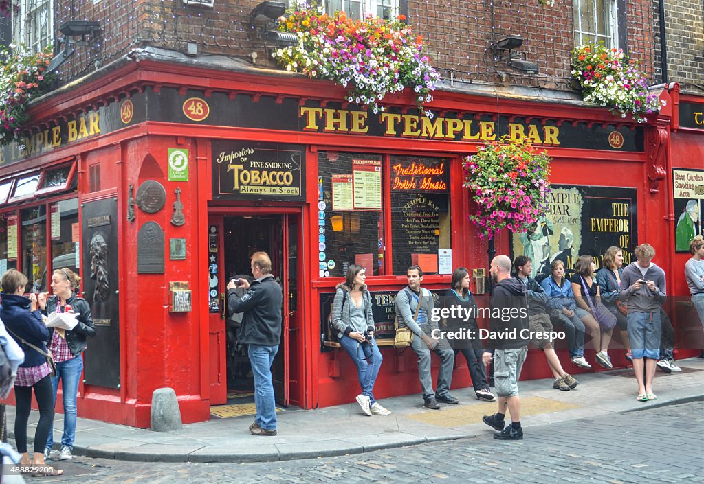 Barra do Templo em Dublin, Irlanda