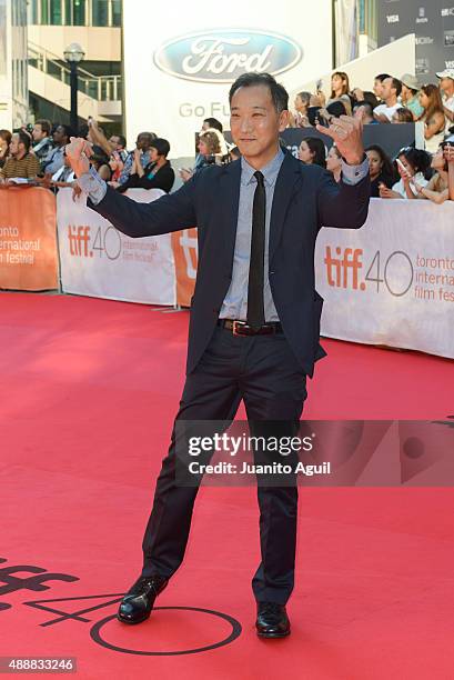 Ken attends the premiere of 'The Man Who Knew Infinity' at Roy Thomson Hall on September 17, 2015 in Toronto, Canada.