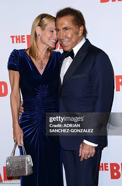 Steve Wynn and his wife Andrea Hissom attend The Black Tie Dinner to celebrate The Broad Museum Opening in Los Angeles, California, on September...