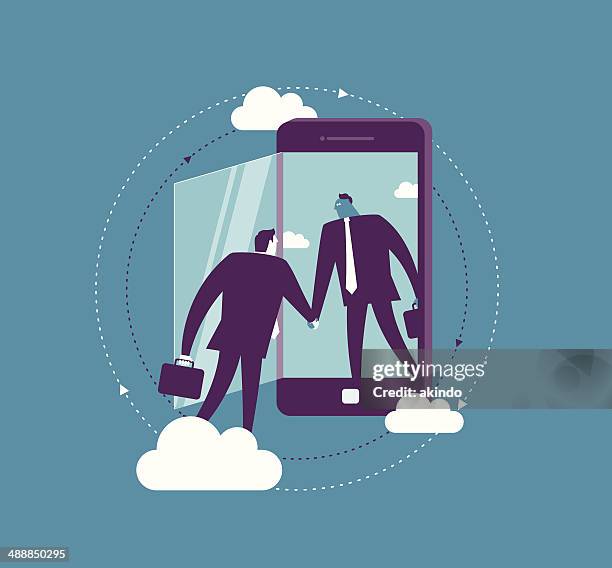 点のスマホ依存イラスト素材 Getty Images 点のスマホ依存イラスト素材 Getty Images