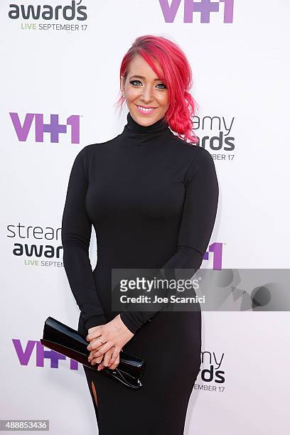 Jenna Marbles attends VH1's 5th Annual Streamy Awards at Hollywood Palladium on September 17, 2015 in Los Angeles, California.