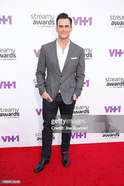 Cheyenne Jackson attends VH1's 5th Annual Streamy Awards at Hollywood Palladium on September 17, 2015 in Los Angeles, California.