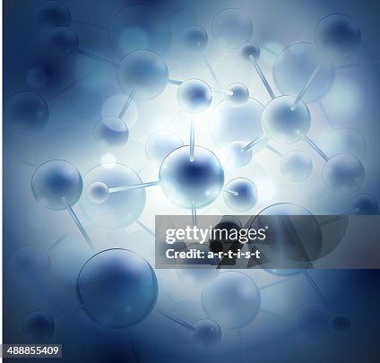 Background with molecular structure Background with molecular structure