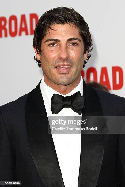 Music Manager Brandon Davis attends the Broad Museumblack tie inaugural dinner held at The Broad on September 17, 2015 in Los Angeles, California.