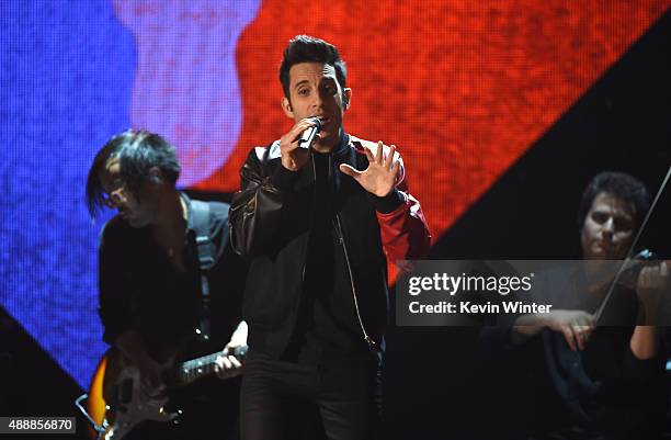 Recording artist Chad King of Great Big World performs at VH1's 5th Annual Streamy Awards at the Hollywood Palladium on Thursday, September 17, 2015...