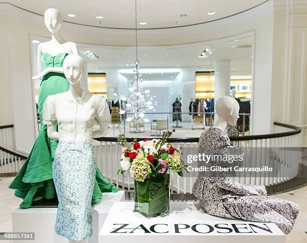 General view of atmosphere during the Zac Posen Pre-Fall And Fall 2014 Collections Preview at Saks Fifth Avenue on May 8, 2014 in Bala-Cynwyd,...