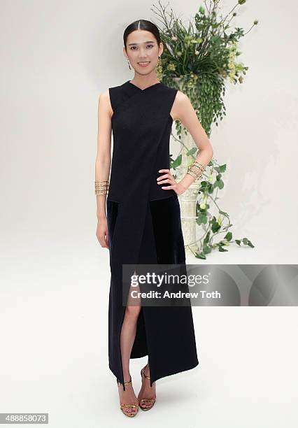 Model/actress Tao Okamoto attends the "Tao Okamoto 15" Exhibition Opening at Hudson Studios on May 8, 2014 in New York City.