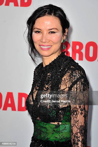 Wendi Murdoch attends The Broad Museum Black Tie Inaugural Dinner at The Broad on September 17, 2015 in Los Angeles, California.