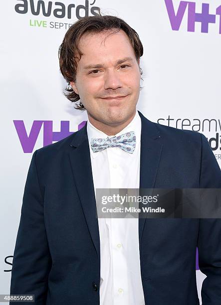 Wilson Cleveland attends VH1's 5th Annual Streamy Awards at the Hollywood Palladium on Thursday, September 17, 2015 in Los Angeles, California.