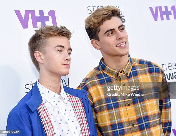 Internet personalities Jack Johnson and Jack Gilinsky attend VH1's 5th Annual Streamy Awards at the Hollywood Palladium on Thursday, September 17,...