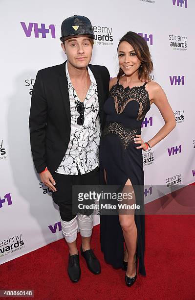 Bart Baker and Shira Lazar attend VH1's 5th Annual Streamy Awards at the Hollywood Palladium on Thursday, September 17, 2015 in Los Angeles,...