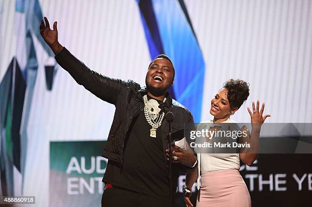 Sean Kingston and Phoenix Chi attend VH1's 5th Annual Streamy Awards at the Hollywood Palladium on Thursday, September 17, 2015 in Los Angeles,...