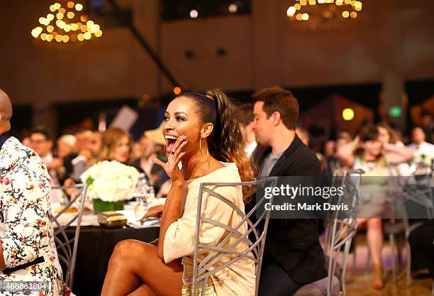 Actress Kat Graham attends VH1's 5th Annual Streamy Awards at the Hollywood Palladium on Thursday, September 17, 2015 in Los Angeles, California.