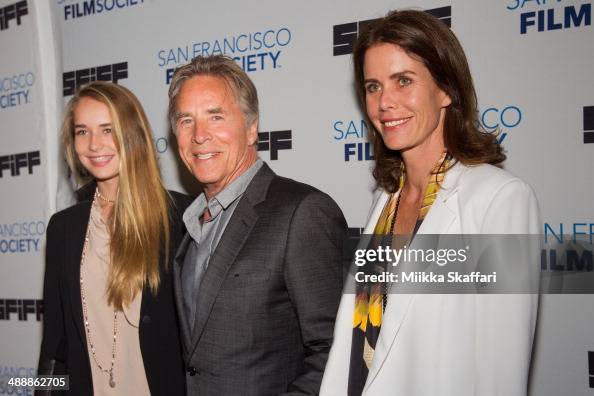 Actor Don Johnson with his daughter Atherton Grace Johnson and wife