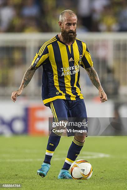 Raul Jose Trindade Meireles of Fenerbahce during the UEFA Europa League match between Fenerbahce SK v Molde FK on September 17, 2015 at the Sukru...