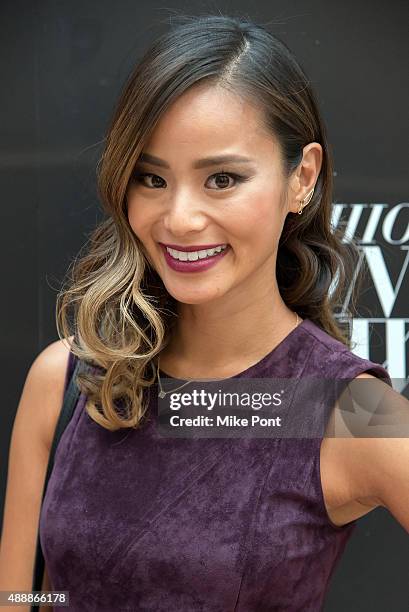 Jamie Chung attends Fashion's Front Row after party during Spring 2016 New York Fashion Week at Macy's Herald Square on September 17, 2015 in New...