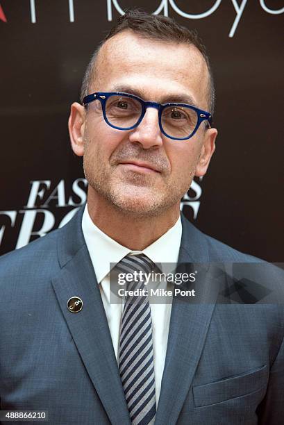 President and CEO of the Council of Fashion Designers of America Steven Kolb attends Fashion's Front Row after party during Spring 2016 New York...