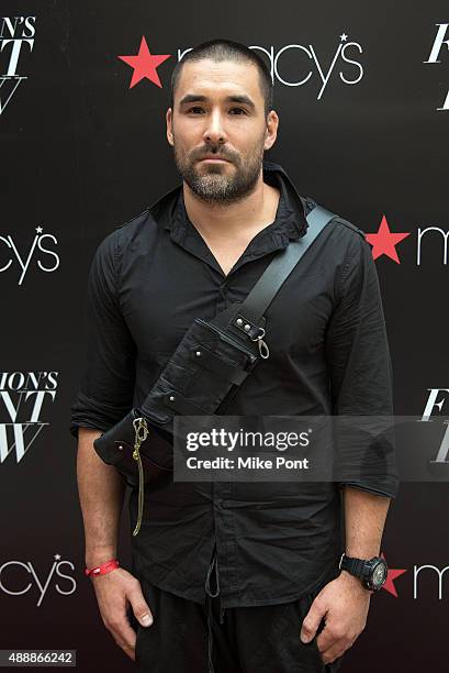 Christopher Kunz attends Fashion's Front Row after party during Spring 2016 New York Fashion Week at Macy's Herald Square on September 17, 2015 in...