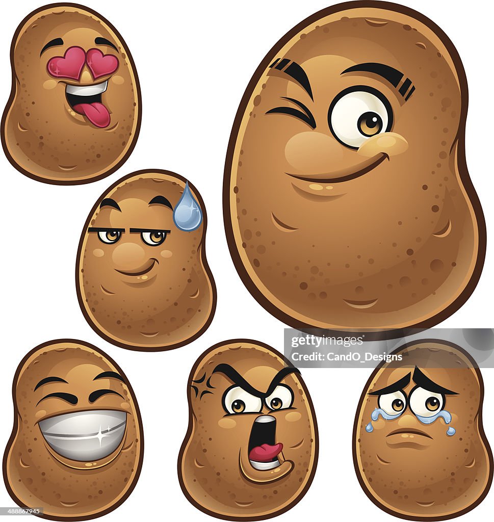 Simplot Potato Cartoon Clipart Potato