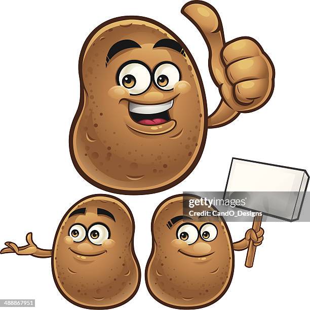 ilustraciones, imágenes clip art, dibujos animados e iconos de stock de patata de historieta c - prepared potato