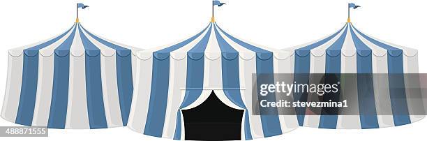 circus tents - tent sale stock illustrations