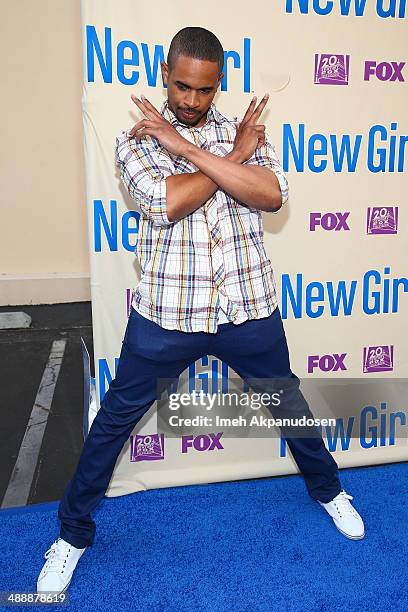 Actor Damon Wayans Jr. Attends the 'New Girl' Season 3 Finale Screening and cast Q&A at Zanuck Theater at 20th Century Fox Lot on May 8, 2014 in Los...