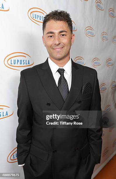 Personality Dennis Desantis attends the Lupus LA Orange Ball on May 8, 2014 in Beverly Hills, California.