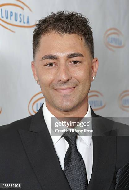 Personality Dennis Desantis attends the Lupus LA Orange Ball on May 8, 2014 in Beverly Hills, California.