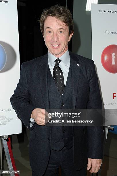 Actor Martin Short arrives at the Los Angeles premiere of "Fed Up" at Pacfic Design Center on May 8, 2014 in West Hollywood, California.