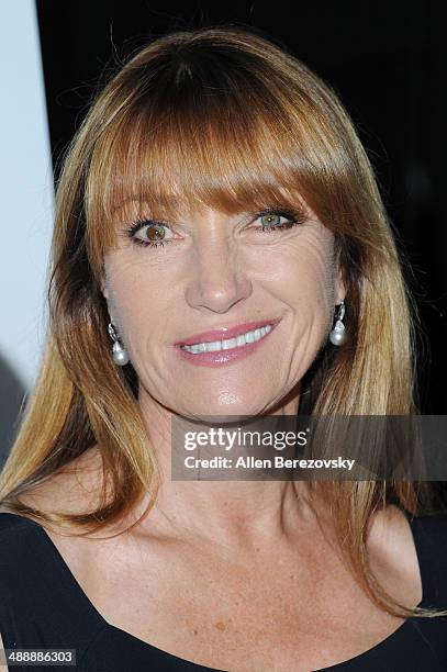 Actress Jane Seymour arrives at the Los Angeles premiere of "Fed Up" at Pacfic Design Center on May 8, 2014 in West Hollywood, California.