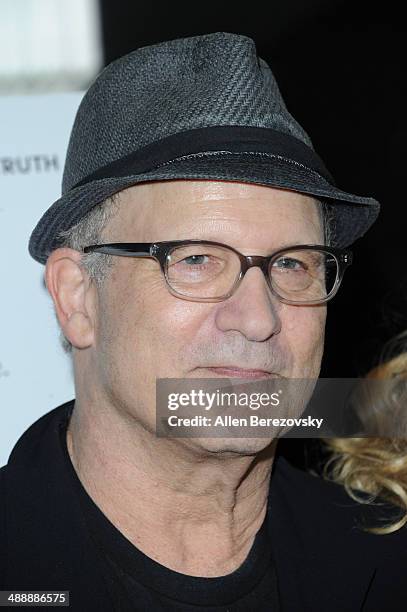 Actor Albert Brooks arrives at the Los Angeles premiere of "Fed Up" at Pacfic Design Center on May 8, 2014 in West Hollywood, California.