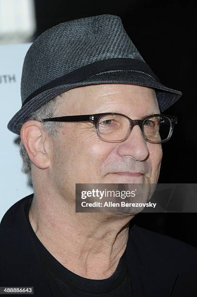 Actor Albert Brooks arrives at the Los Angeles premiere of "Fed Up" at Pacfic Design Center on May 8, 2014 in West Hollywood, California.