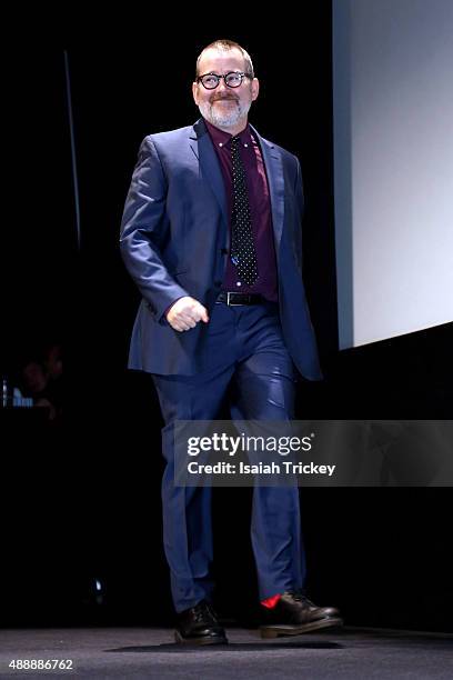 Director/Producer Morgan Neville attends the 'Keith Richards: Under The Influence' premiere during the 2015 Toronto International Film Festival at...