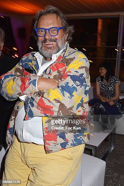 Oliviero Toscani attends the Kenzo Takada Celebrates 50 Years of Life in Paris at Le Pre Catalan on September 16, 2015 in Boulogne Billancourt,...