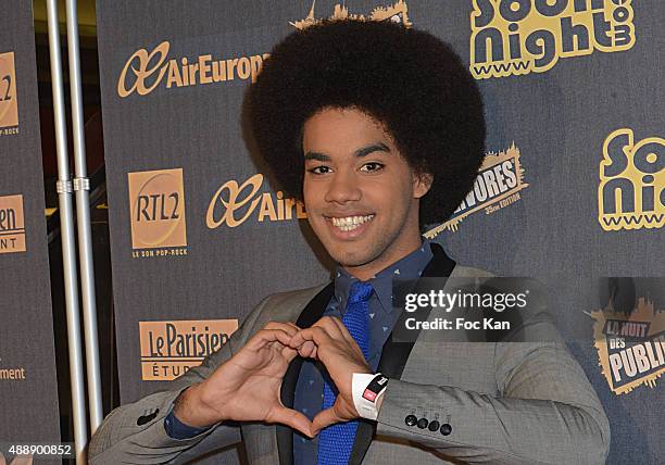 Gwendal Marimoutou attends the '35th Nuit des Publivores' at Grand Rex September 17, 2015 in Paris, France.